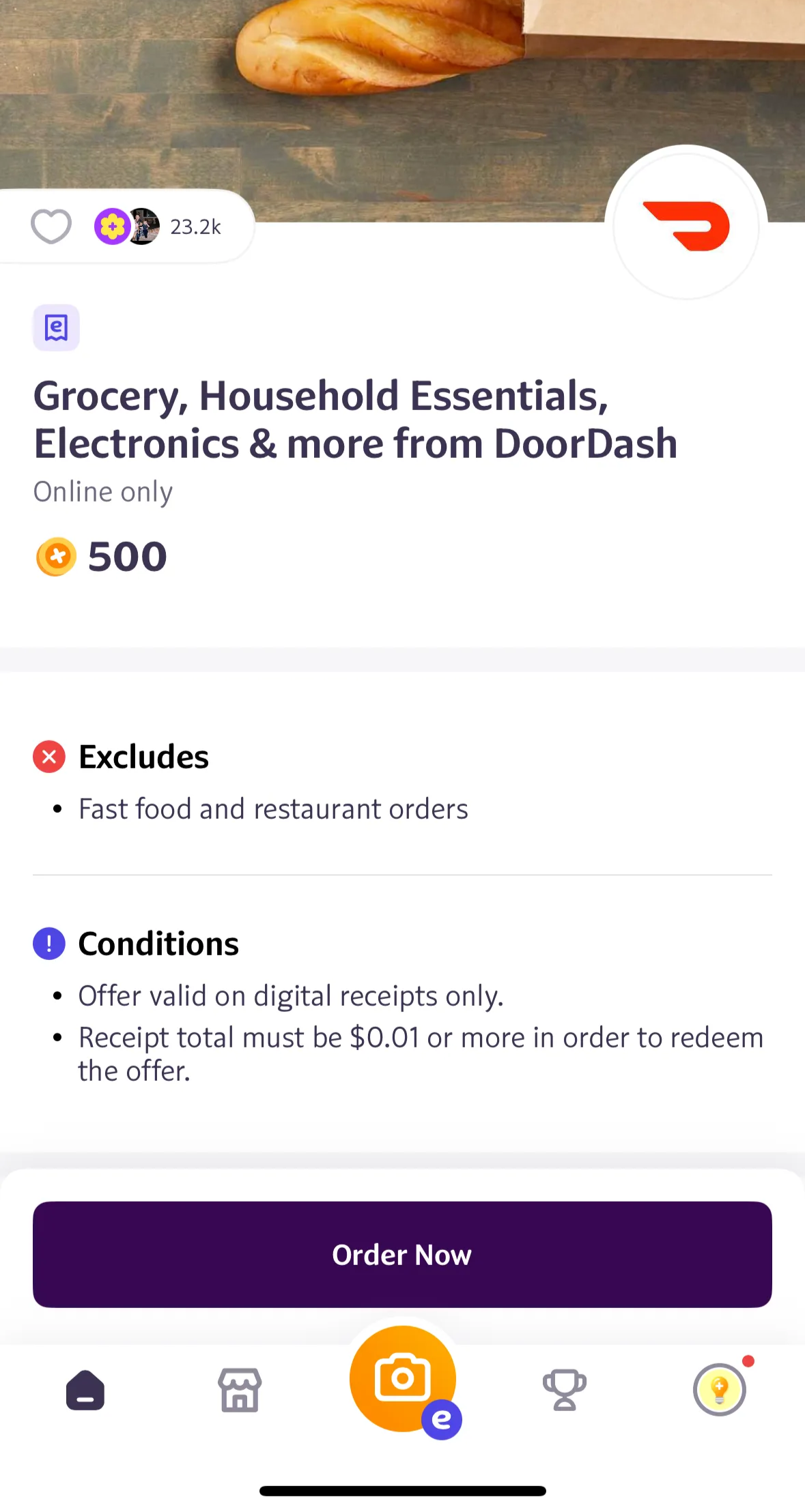 DoorDash Offer Example